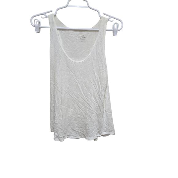 J.Crew Vintage Cotton Tank Top White Size XS - Picture 1 of 7